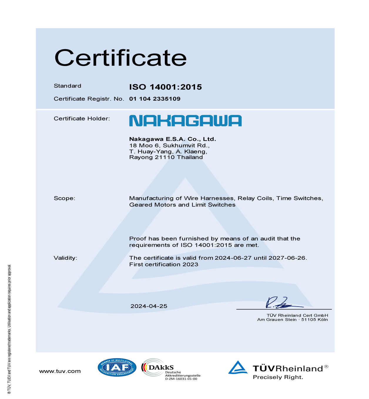 ISO 14001 : 2015
