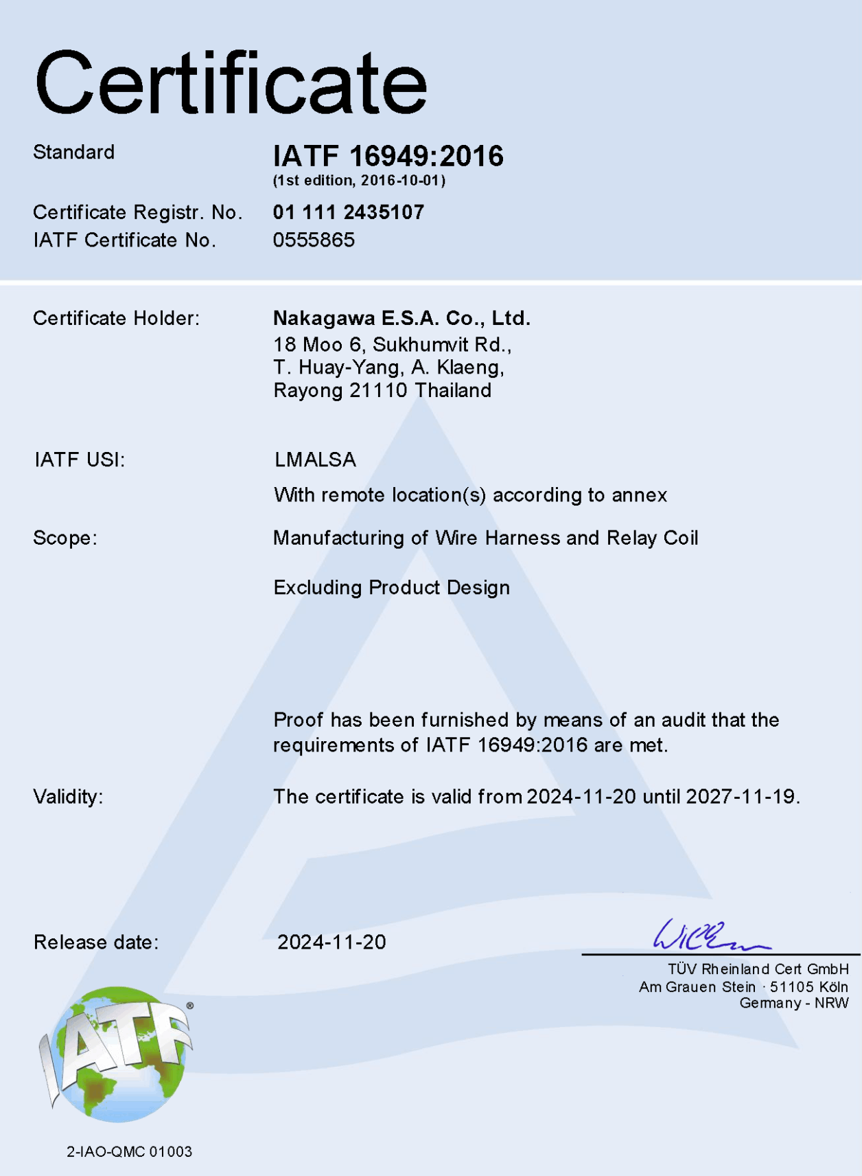 AUTOMOTIVE QUALITY MANAGEMENT SYSTEM